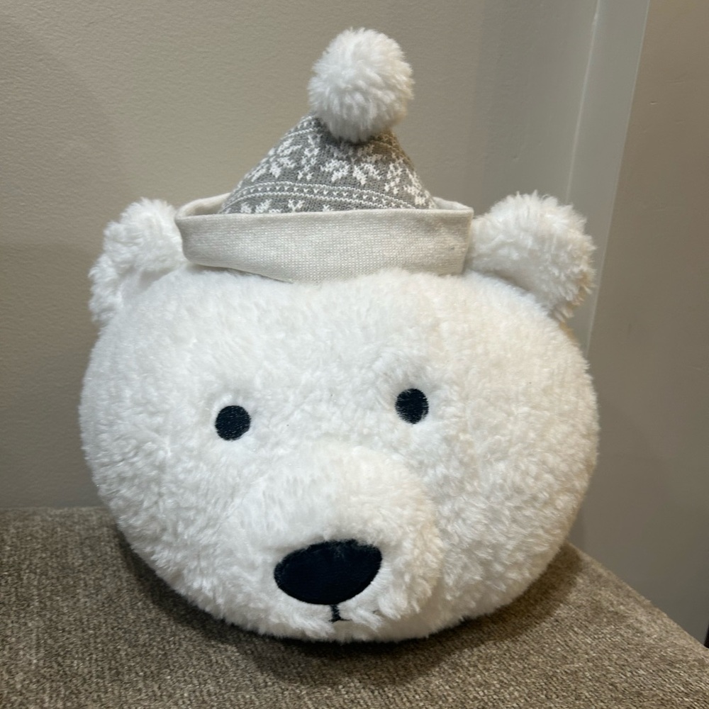 Cupcakes and Cashmere Polar Bear Pillow